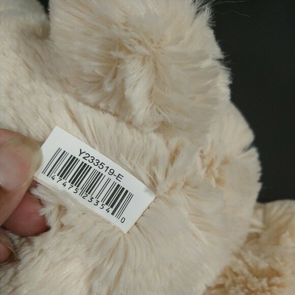 Dan Dee Teddy Bear Plush Stuffed Animal Toy Cream Tan With Pink Flower Soft 17" - Picture 7 of 7